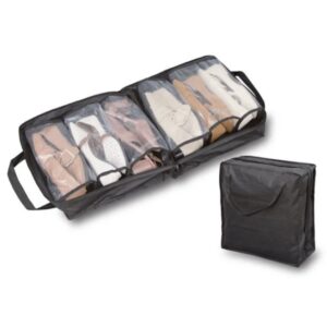 Husa pentru Incaltaminte de Voiaj Neagra 35x37x16cm