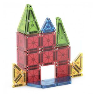 Set placi magnetice colorate, 26 piese – Joc constructiv STEM pentru copii 3+