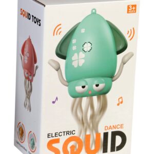 Jucarie interactiva Octopus Dansator – Electric Dancing Octopus cu lumini, muzica si senzor obstacole, reincarcabil USB